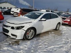 Salvage cars for sale at Dyer, IN auction: 2018 Chevrolet Malibu LT