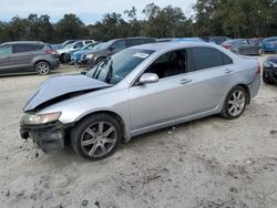 Salvage cars for sale from Copart Ocala, FL: 2005 Acura TSX