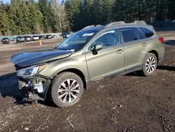 Subaru salvage cars for sale: 2017 Subaru Outback 2.5I Limited