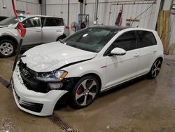 Salvage cars for sale at Franklin, WI auction: 2017 Volkswagen GTI Sport