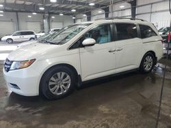 Salvage cars for sale at Ham Lake, MN auction: 2015 Honda Odyssey EXL