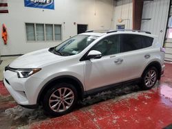 Salvage cars for sale from Copart Angola, NY: 2017 Toyota Rav4 Limited