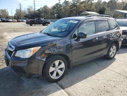 Salvage cars for sale at Savannah, GA auction: 2015 Subaru Forester 2.5I Premium