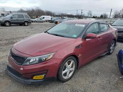 Salvage cars for sale at Hillsborough, NJ auction: 2015 KIA Optima LX