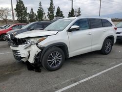 Toyota Highlander se salvage cars for sale: 2017 Toyota Highlander SE