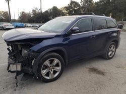 2015 Toyota Highlander Limited en venta en Savannah, GA