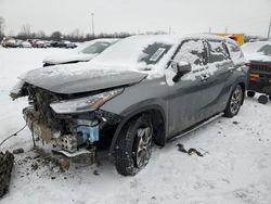 Salvage cars for sale at Woodhaven, MI auction: 2023 Toyota Highlander Hybrid XLE