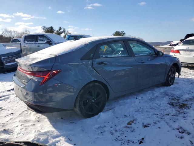 2022 Hyundai Elantra Blue