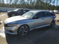 Salvage cars for sale from Copart Harleyville, SC: 2022 Honda Accord Sport