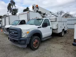 Salvage trucks for sale at Martinez, CA auction: 2012 Ford F450 Super Duty