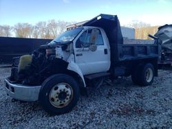 Salvage trucks for sale at West Warren, MA auction: 2006 Ford F650 Super Duty