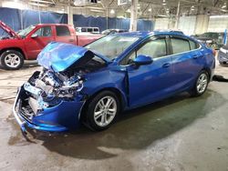 Salvage cars for sale at Woodhaven, MI auction: 2018 Chevrolet Cruze LT