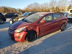 Salvage cars for sale at North Billerica, MA auction: 2013 Hyundai Elantra GLS