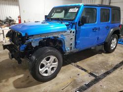 Salvage cars for sale at York Haven, PA auction: 2022 Jeep Wrangler Unlimited Sport