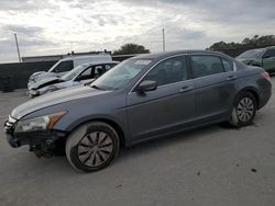 Salvage cars for sale at Orlando, FL auction: 2011 Honda Accord LX