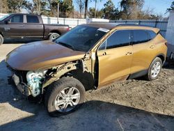 Salvage cars for sale at Hampton, VA auction: 2019 Chevrolet Blazer 1LT