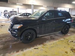 Salvage cars for sale from Copart Cleveland: 2012 Mercedes-Benz ML 350 4matic