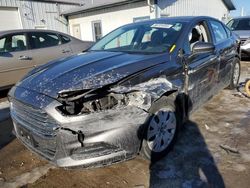 Salvage cars for sale at Pekin, IL auction: 2014 Ford Fusion S