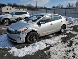 Salvage cars for sale at York Haven, PA auction: 2018 KIA Forte LX