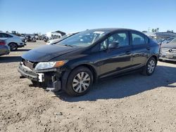 Salvage cars for sale at San Diego, CA auction: 2012 Honda Civic LX