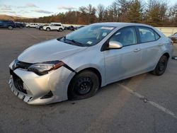 Salvage cars for sale from Copart Brookhaven, NY: 2017 Toyota Corolla L