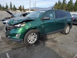 Salvage cars for sale from Copart Rancho Cucamonga, CA: 2018 Chevrolet Equinox LS