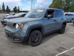 Salvage SUVs for sale at auction: 2018 Jeep Renegade Sport