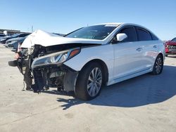 Salvage cars for sale at Grand Prairie, TX auction: 2015 Hyundai Sonata Sport