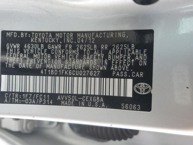 2012 Toyota Camry Hybrid