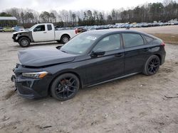 Salvage cars for sale at Charles City, VA auction: 2022 Honda Civic Sport