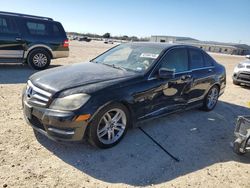 Salvage cars for sale at San Antonio, TX auction: 2012 Mercedes-Benz C 250