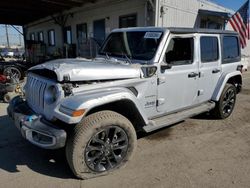 Salvage cars for sale at Los Angeles, CA auction: 2023 Jeep Wrangler Sahara 4XE