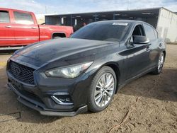 Salvage cars for sale at Brighton, CO auction: 2019 Infiniti Q50 Luxe