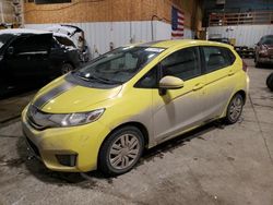 Salvage cars for sale at Anchorage, AK auction: 2015 Honda FIT LX