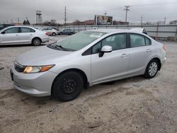 2012 Honda Civic LX en venta en Chicago Heights, IL