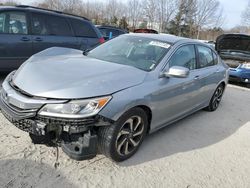 Salvage cars for sale from Copart North Billerica, MA: 2017 Honda Accord EXL