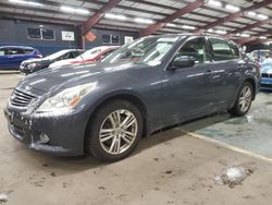 Salvage cars for sale at East Granby, CT auction: 2012 Infiniti G37