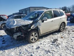 Salvage cars for sale at Wayland, MI auction: 2015 Subaru Forester 2.5I Premium