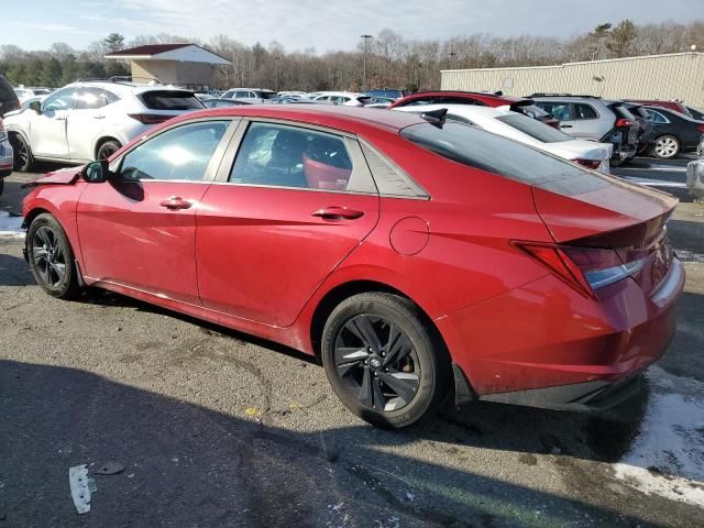 2023 Hyundai Elantra Blue