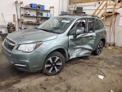 Salvage cars for sale at auction: 2018 Subaru Forester 2.5I Premium