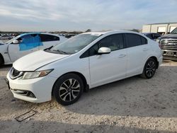 Salvage cars for sale at San Antonio, TX auction: 2015 Honda Civic EX