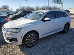 Salvage cars for sale at Columbus, OH auction: 2017 Audi Q7 Premium Plus