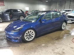 Salvage cars for sale from Copart Franklin, WI: 2022 Tesla Model 3