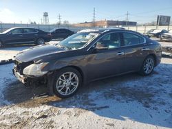 Salvage cars for sale at Chicago Heights, IL auction: 2012 Nissan Maxima S