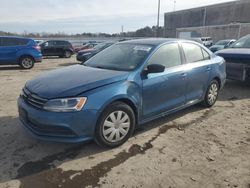 Salvage cars for sale at auction: 2016 Volkswagen Jetta S