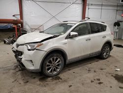 Toyota salvage cars for sale: 2018 Toyota Rav4 HV Limited