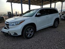 Salvage cars for sale at Phoenix, AZ auction: 2015 Toyota Highlander XLE