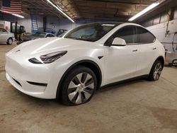 Salvage cars for sale at Wheeling, IL auction: 2022 Tesla Model Y