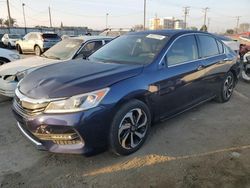 Honda Accord salvage cars for sale: 2016 Honda Accord EXL