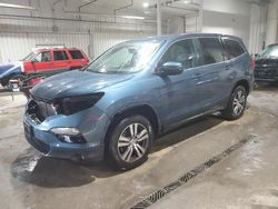 Salvage cars for sale at York Haven, PA auction: 2017 Honda Pilot EXL